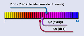 Blodets pH skala